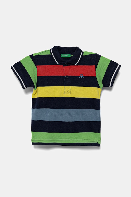 

Хлопковая детская поло United Colors Of Benetton, синий