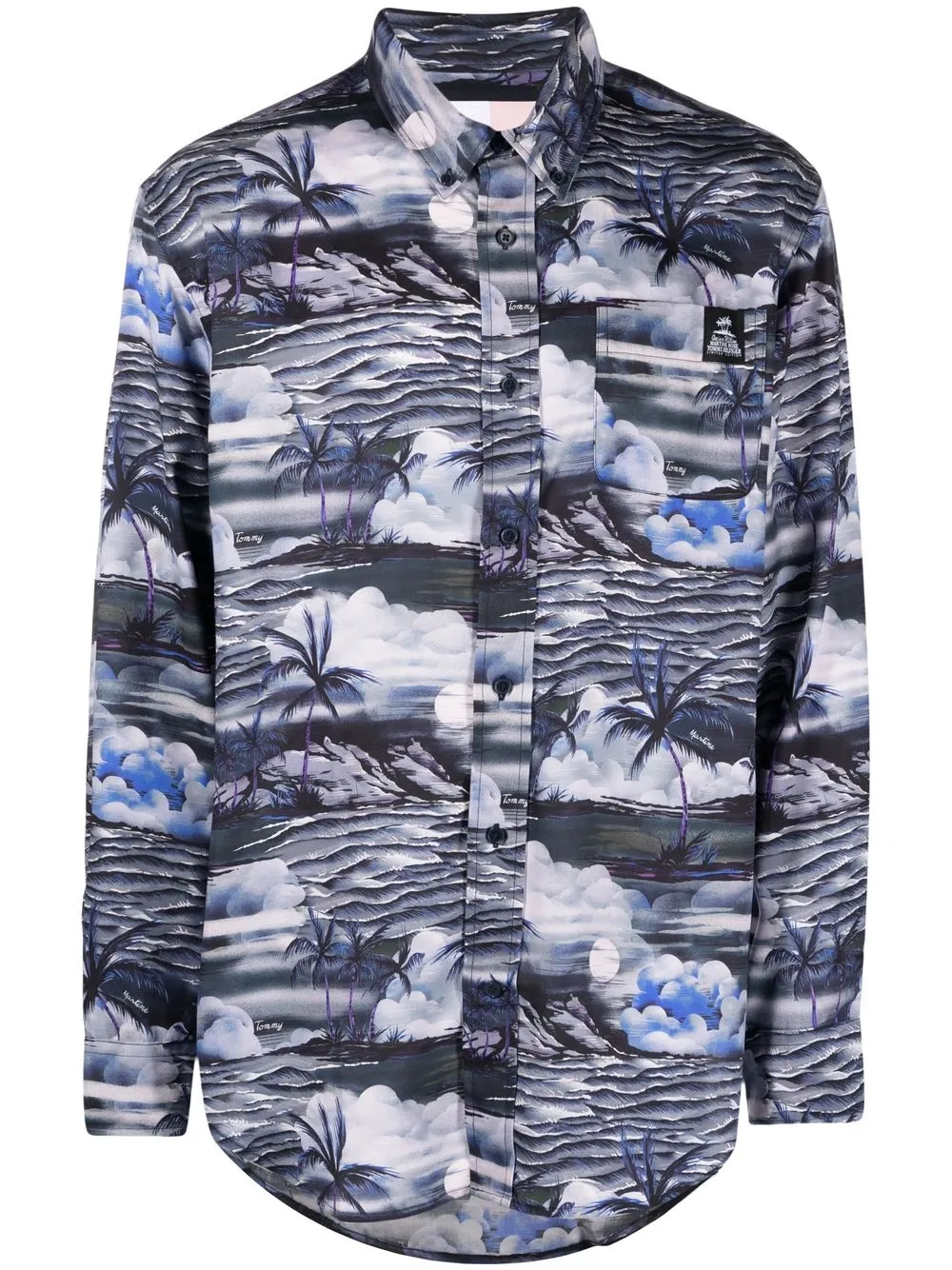 

Футболка с логотипом Tommy Jeans, синий