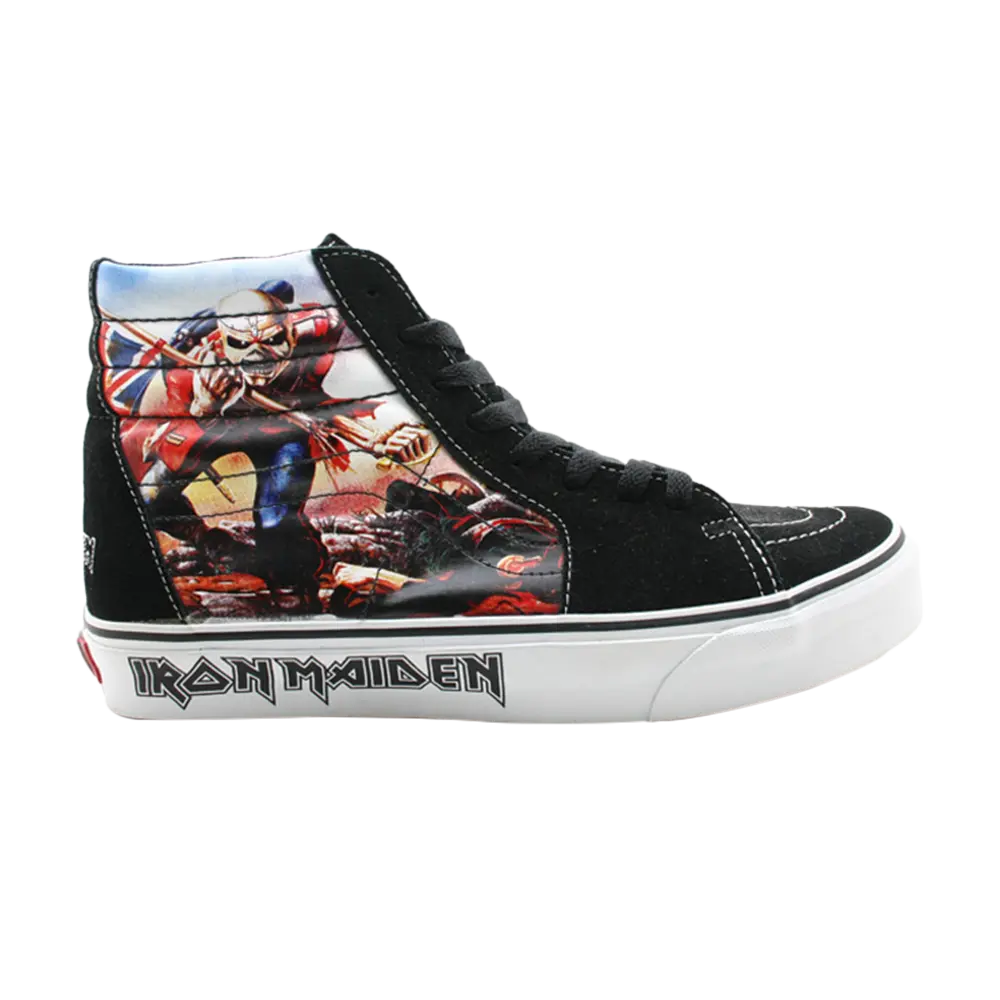 

Кроссовки Iron Maiden x SK8-Hi LX Vans, черный