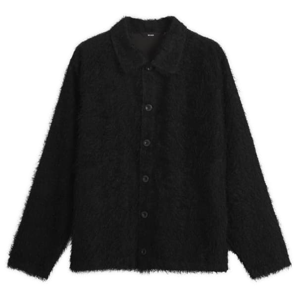 

Рубашка с бахромой Beams, черный