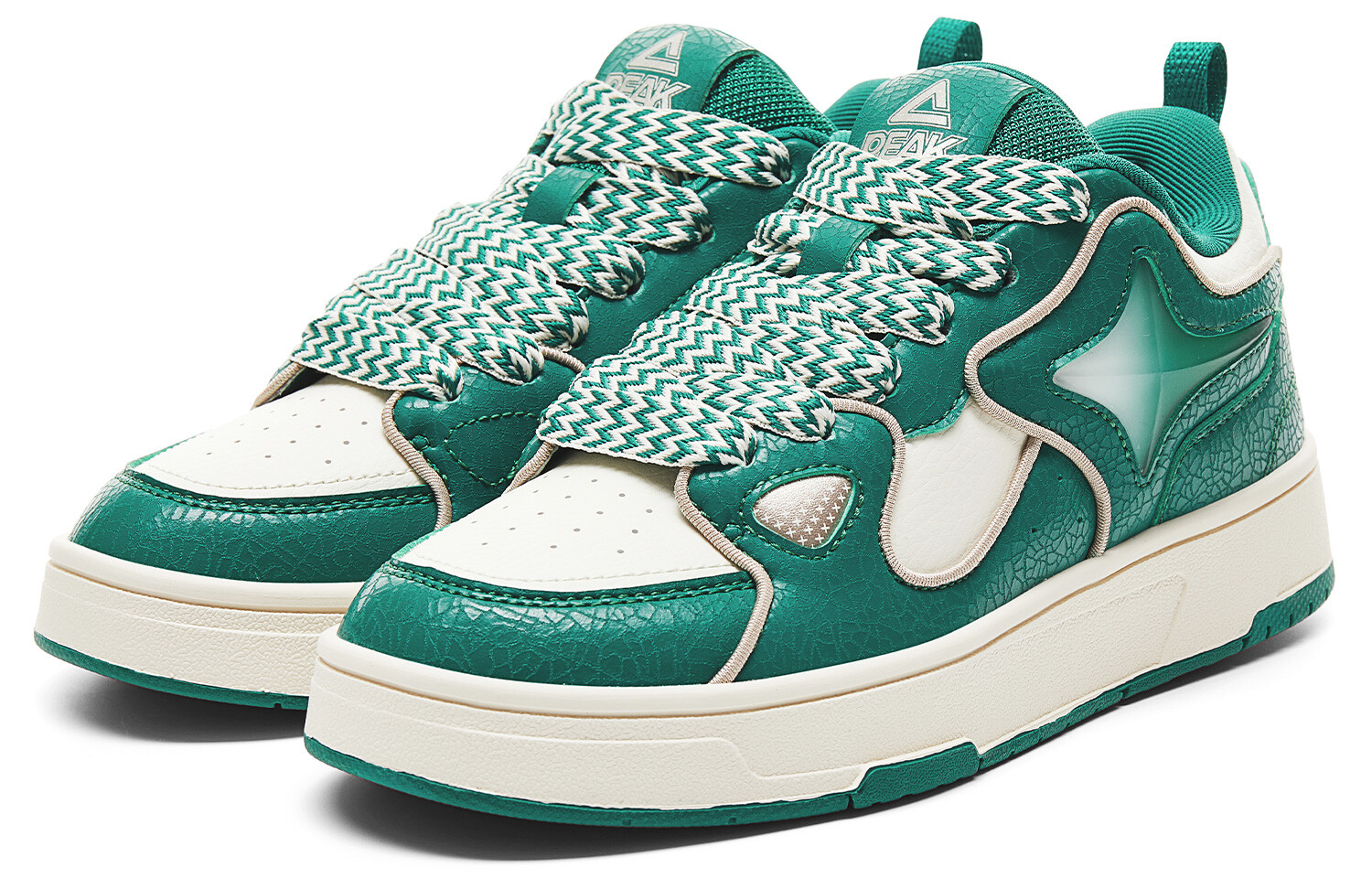 

Кроссовки PEAK Skateboarding Shoes Women's Low-top Peace Green