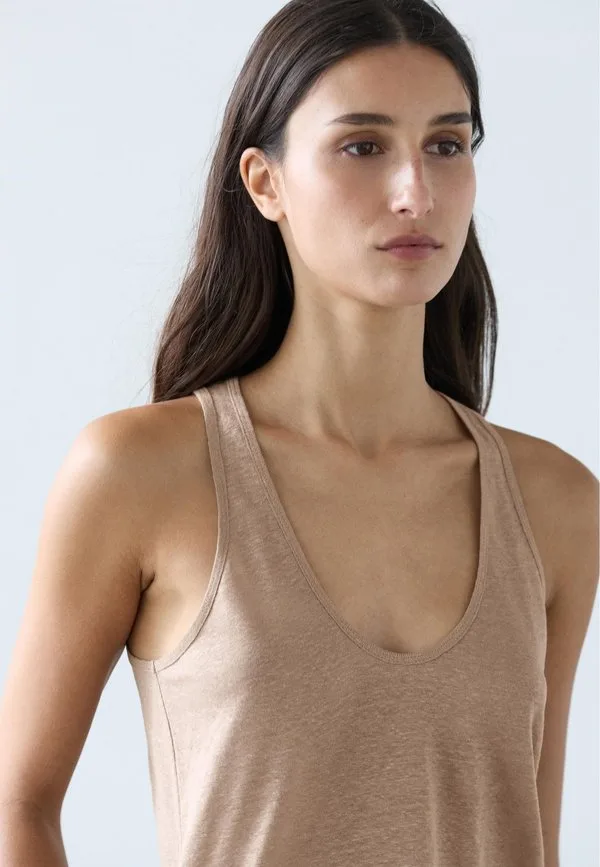 Топ Massimo Dutti, Beige — фото 3