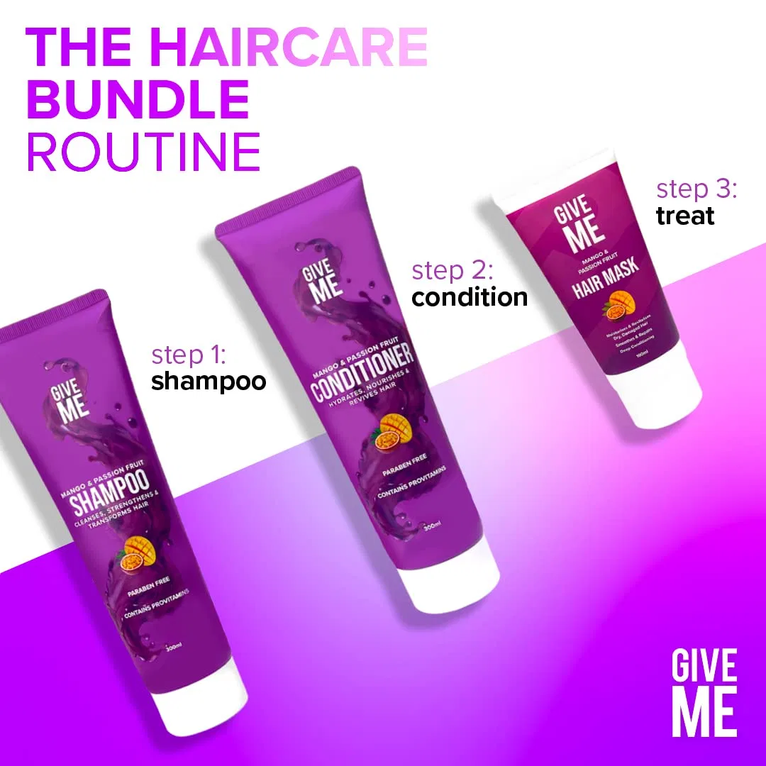 Набор для ухода за сухими и поврежденными волосами «Mango & Passion Fruit» от Give Me Cosmetics Give Me — фото 2