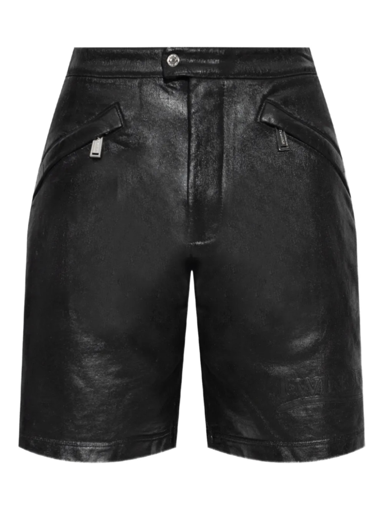 

DSQUARED2 Вощеные шорты, черный