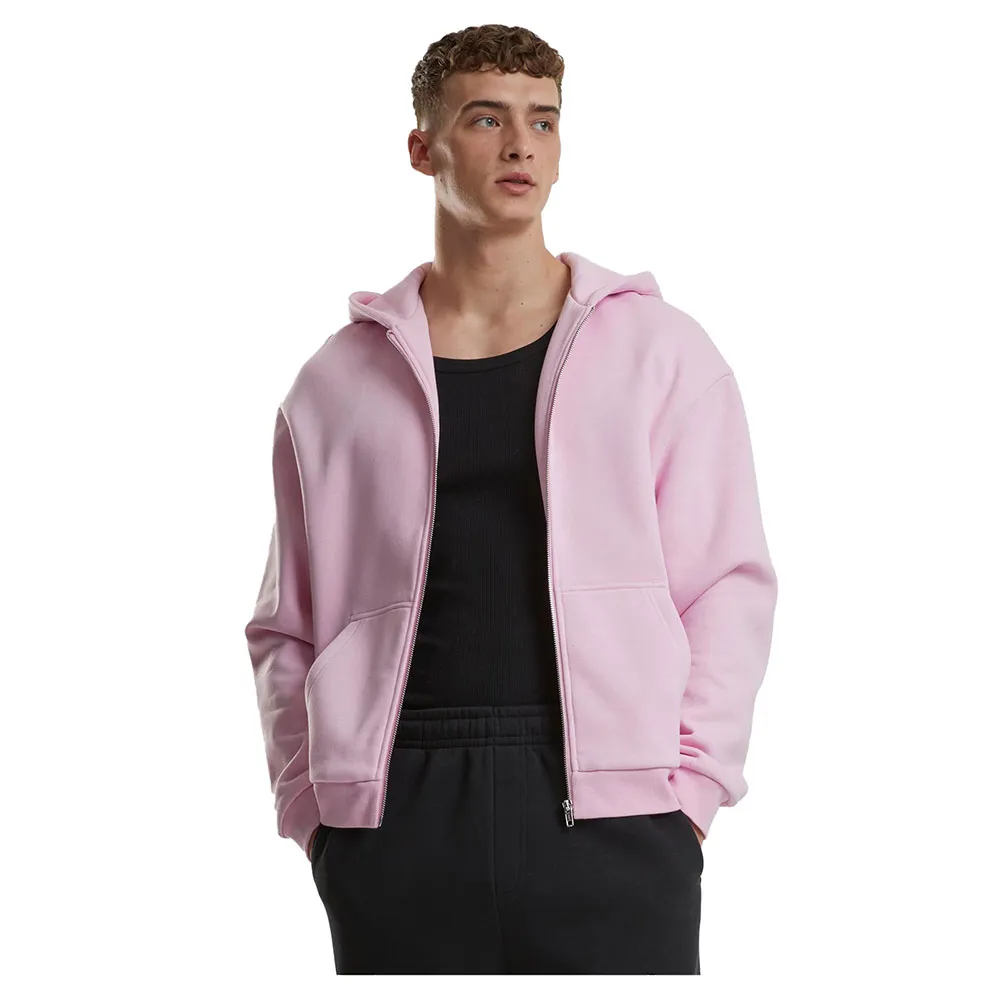 

Пушистая толстовка на молнии Urban Classics, розовый