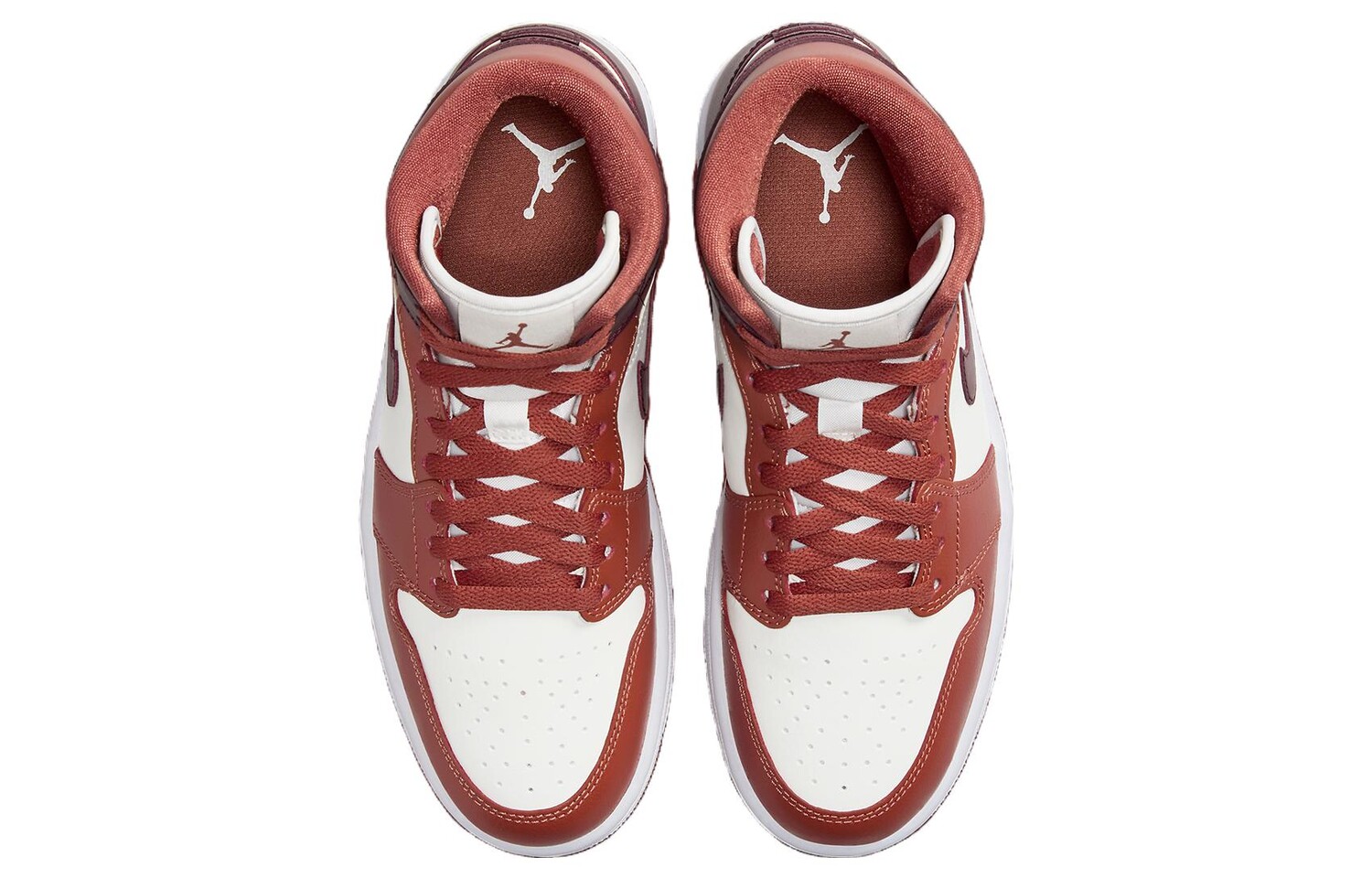 Jordan Air Jordan 1 Vintage Баскетбольные кроссовки унисекс, Dark Team Red/Summit White/Team White/Black — фото 4