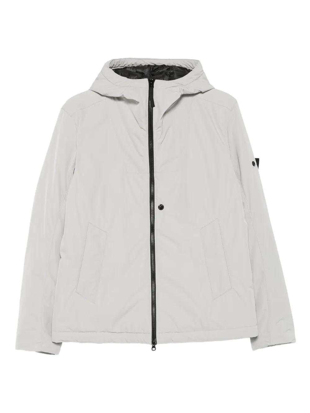 

Куртка 4100047 на молнии с капюшоном Stone Island, серый