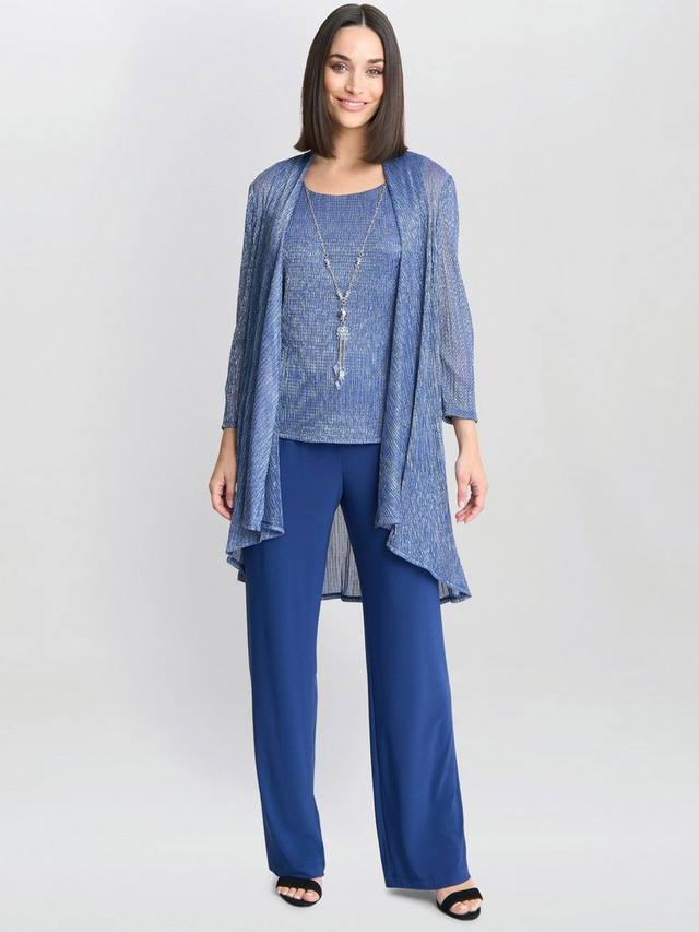 

Трикотажные брюки Gina Bacconi, цвет Blue Multi