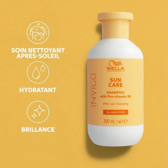 Wella Professionals, Invigo Sun Care, восстанавливающий шампунь после загара, 300 мл — фото 2