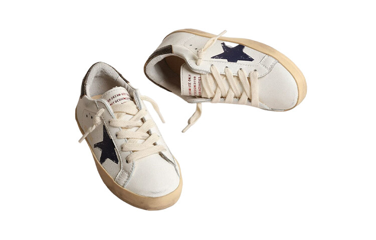 Детские кроссовки Superstar на шнуровке Golden Goose — фото 3