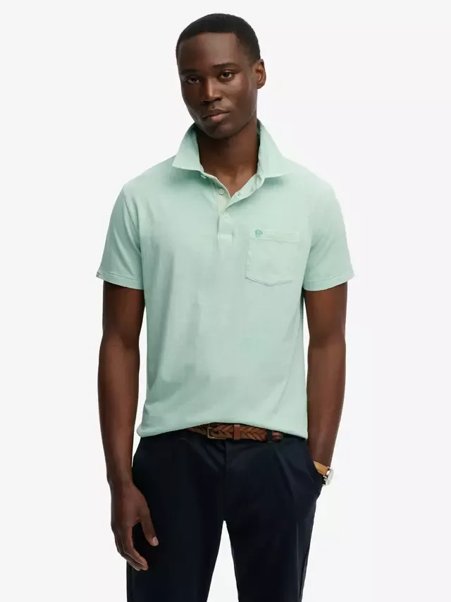 Классическая рубашка поло Superdry, Fresh Mint Green