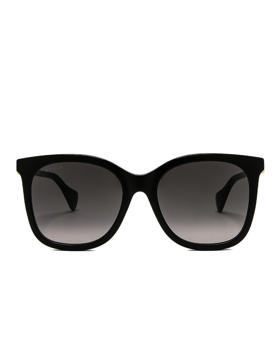 

Солнцезащитные очки Gucci Square, черный