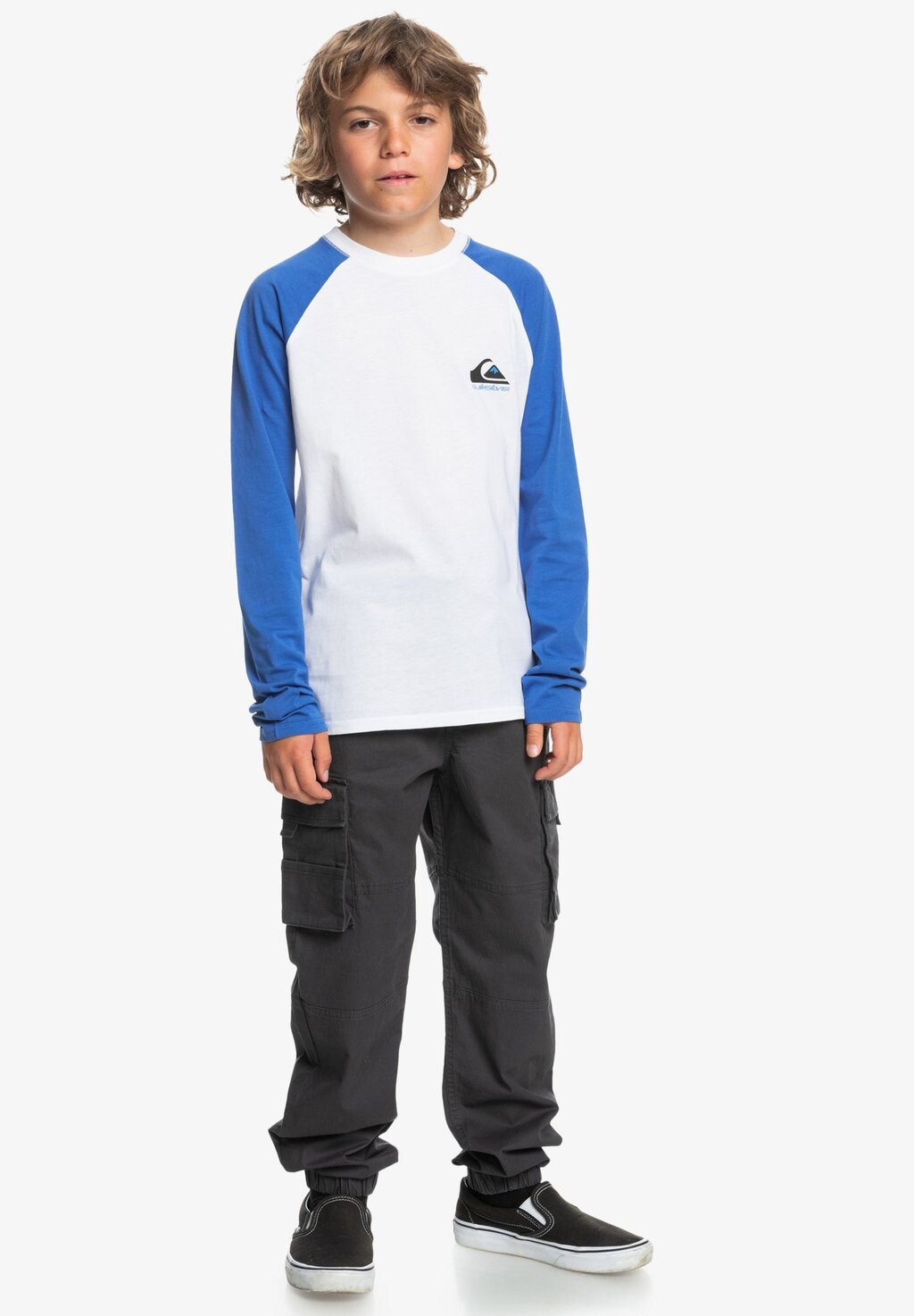 

Рубашка с длинным рукавом COMP LOGO RAGLAN Quiksilver, белый