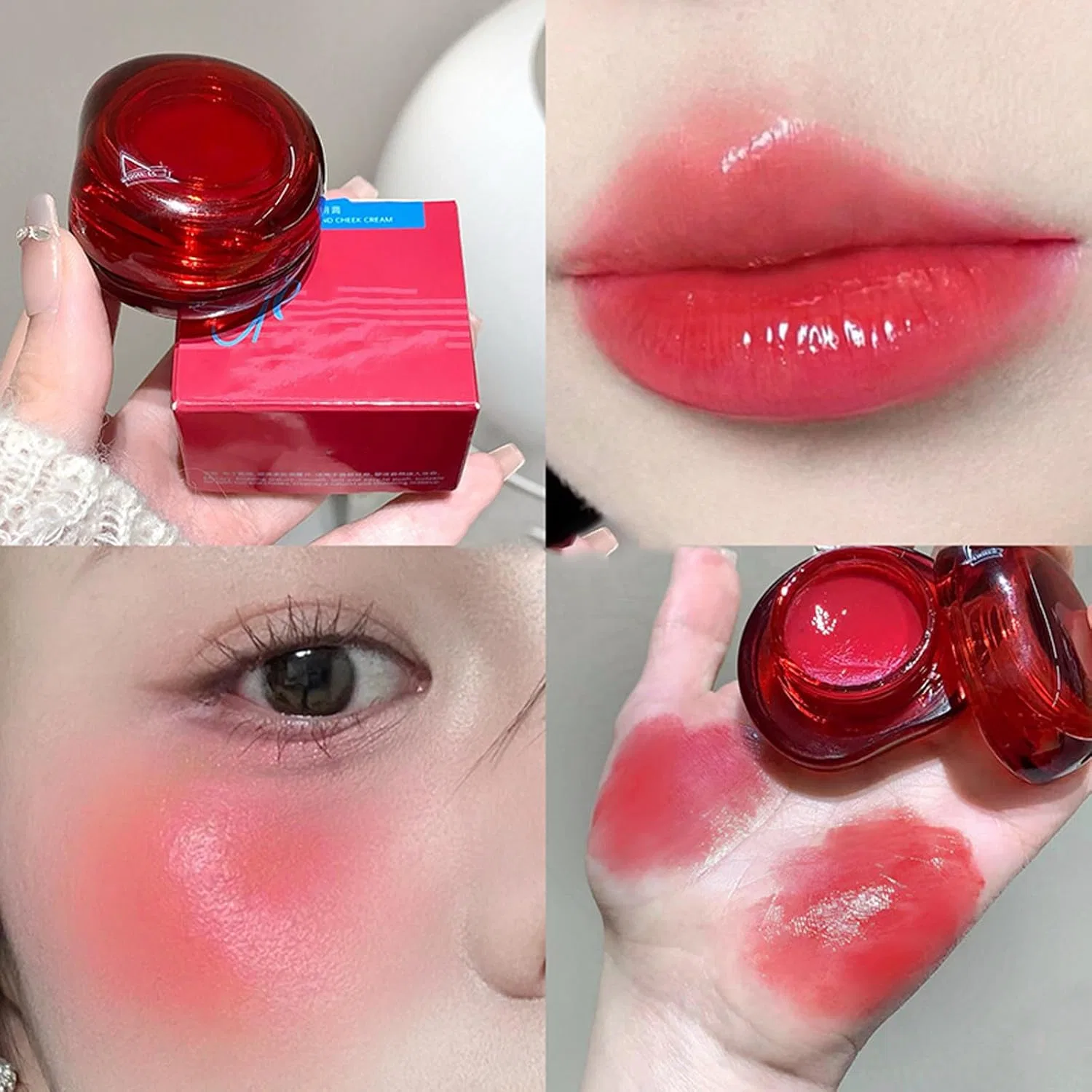 Бальзам для губ Limtula — Желе для губ и щек Glow Jelly Cream с увлажняющим эффектом , B — фото 4