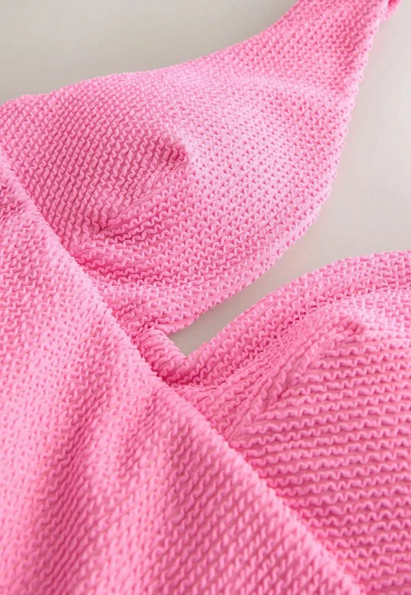 Купальник с глубоким вырезом в виде пятна загара Next, Pink — фото 3
