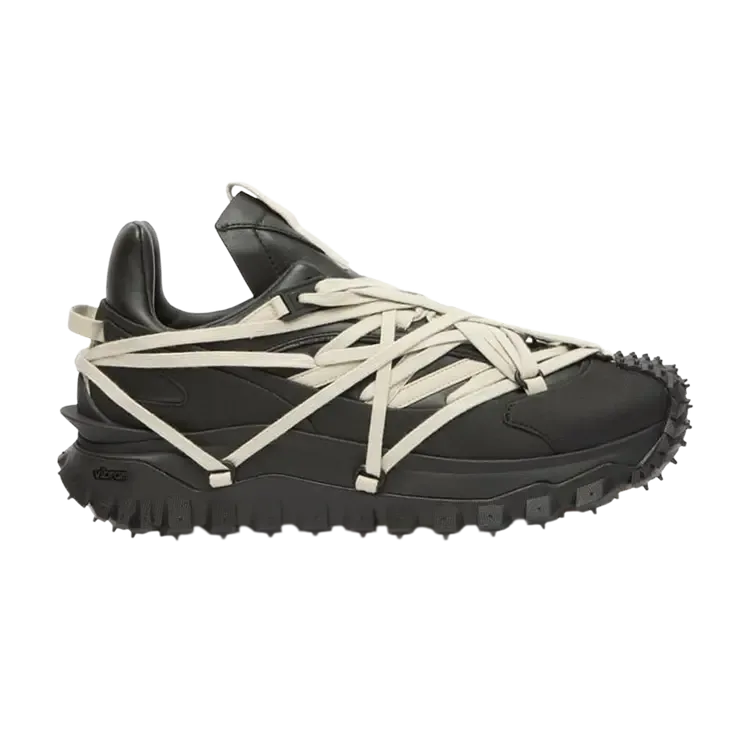 Кроссовки Rick Owens x Moncler Trailgrip Megalace, цвет «черный»
