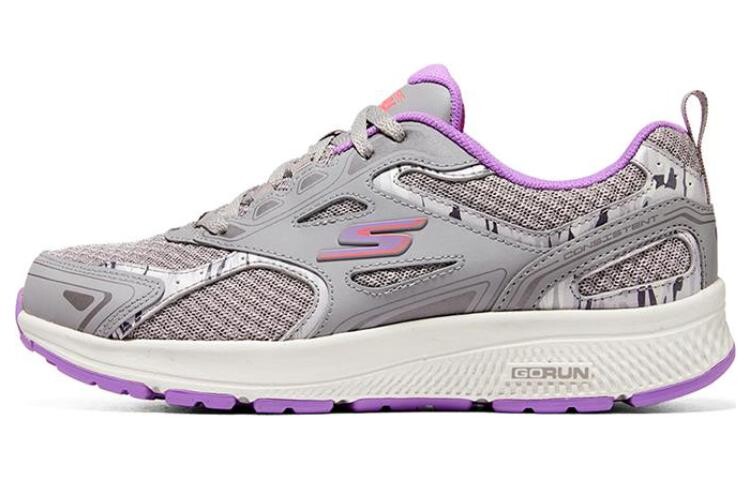 

Кроссовки Go Run Consistent женские с низким верхом серо-сиреневые Skechers