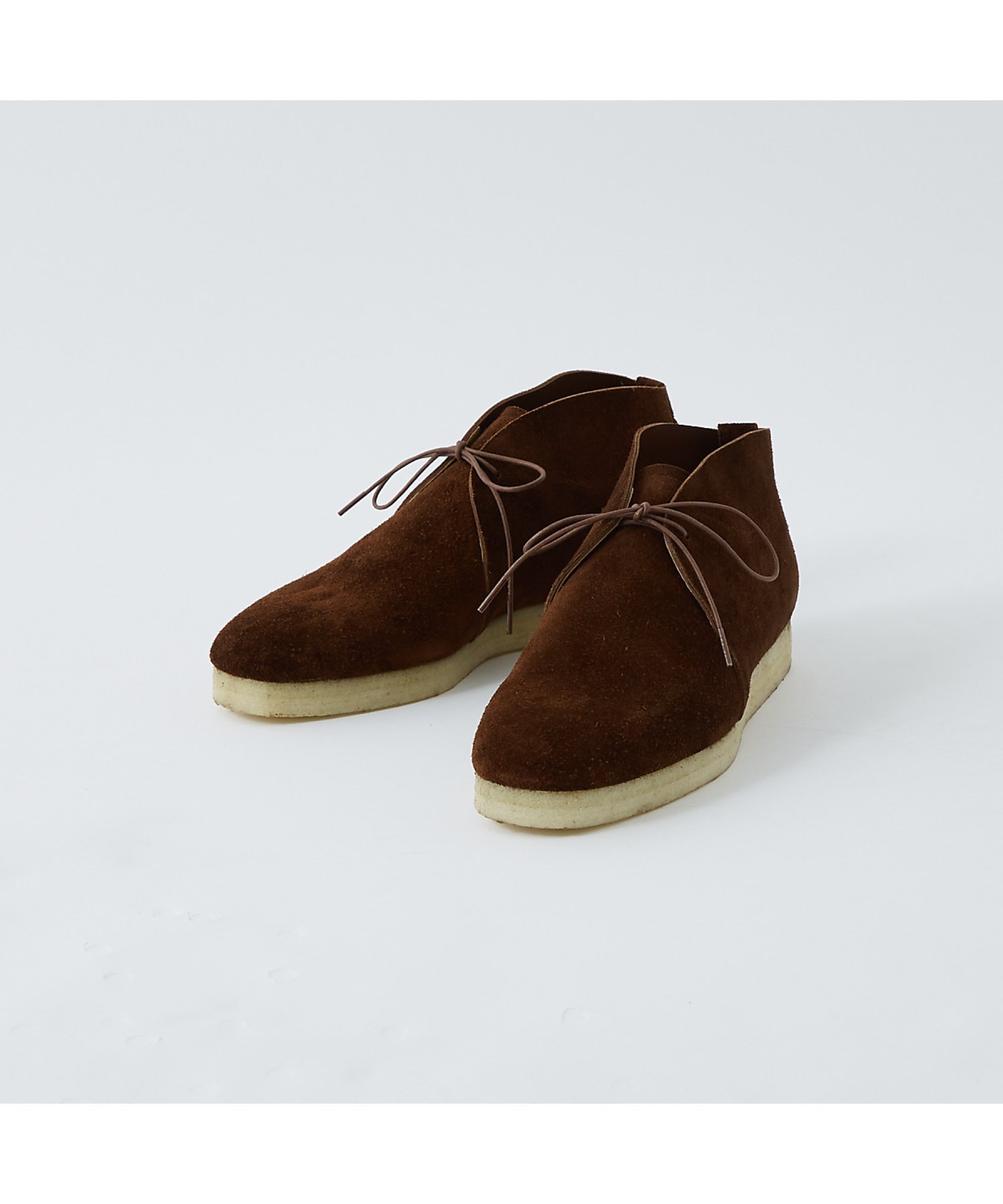 Ботинки-чукка с одной люверсной подошвой из крепа AlfredoBANNISTER, Brown