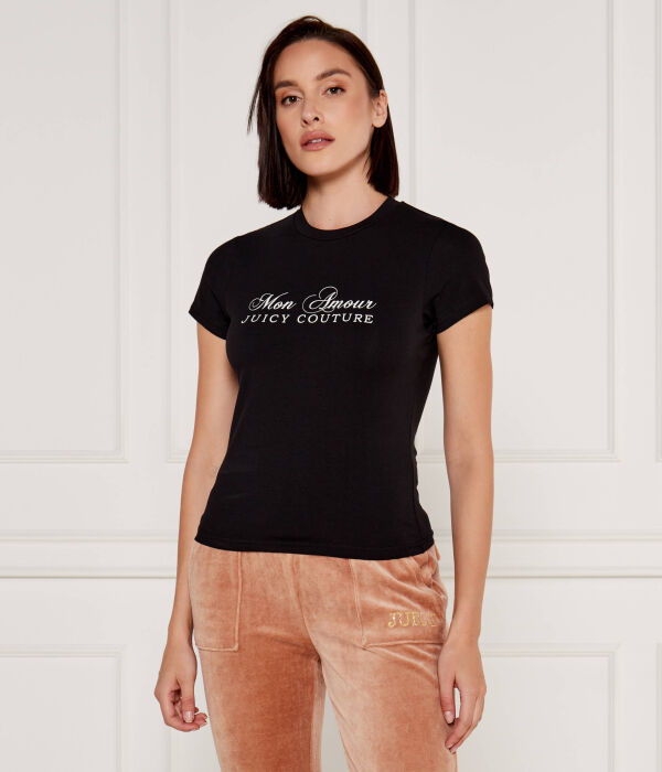 

Футболка «Моя любовь» приталенная посадка Juicy Couture, черный