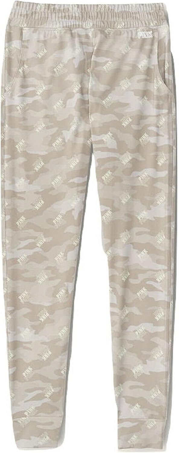 

Спортивные брюки Victoria's Secret Pink Active Ultimate с высокой талией, серые с логотипом и камуфляжным принтом, Camo