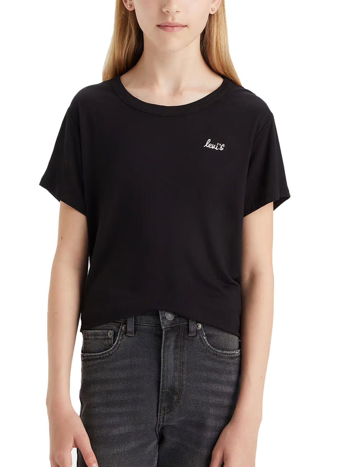 

Толстовка felpa morbida da bambina Levi'S, черный