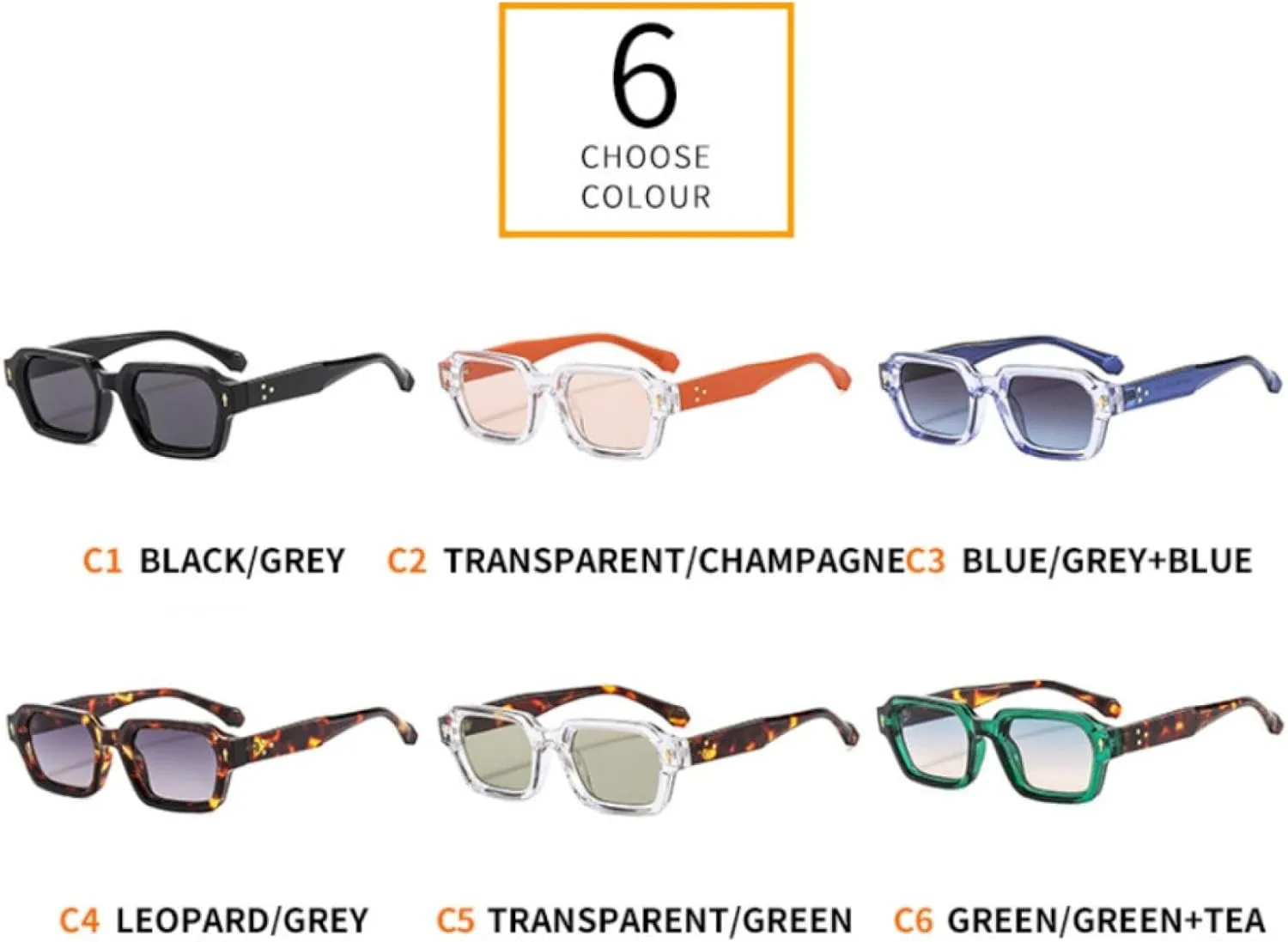 

Солнцезащитные очки с защитой UV400 | Маленькая двухцветная оправа | Для женщин и мужчин | Для занятий спортом на открытом воздухе и вождения DSVIGF, Green Tea