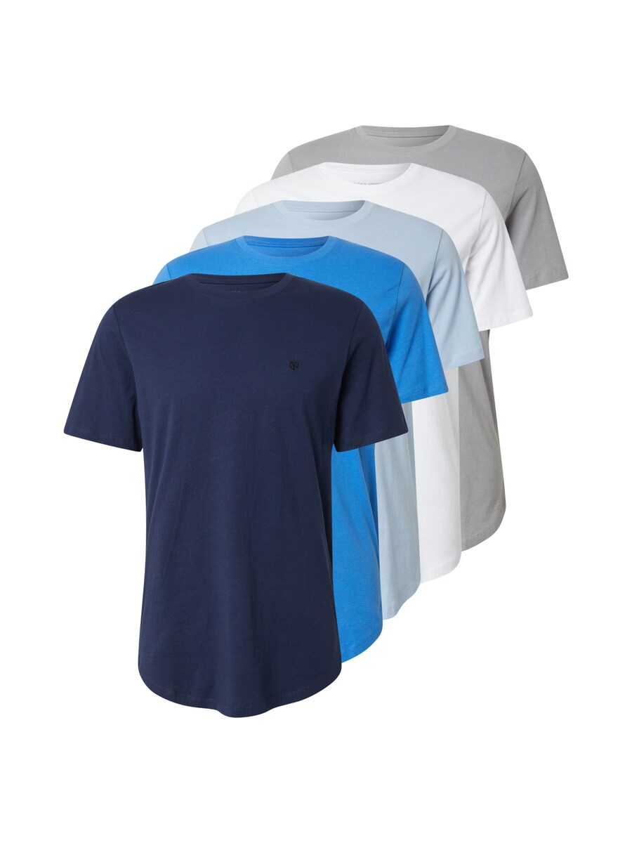 

Рубашка JACK & JONES JPRBLABRODY, цвет marine blue/Azure/Dusty blue/Grey/White