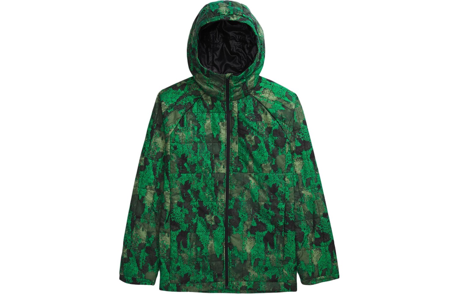 

Куртка мужская изумрудно-зеленый камуфляжная The North Face