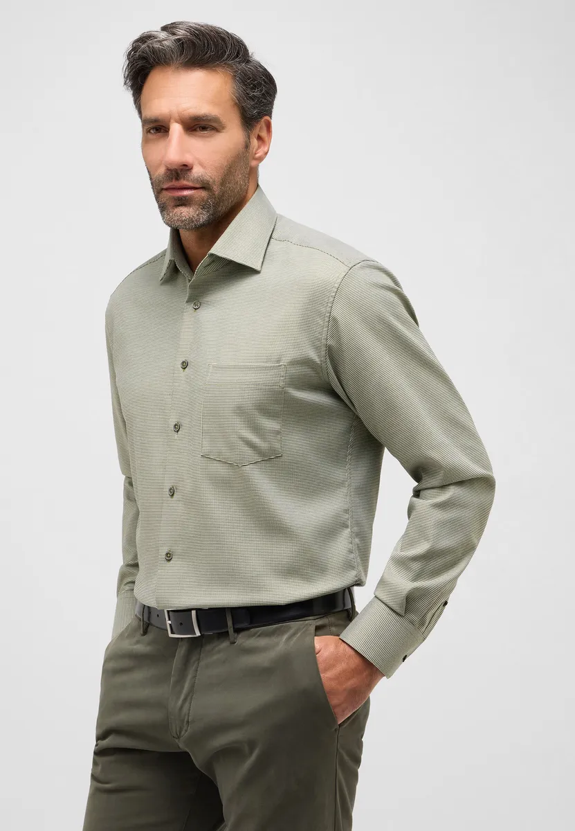 

Рубашка Eterna с длинными рукавами "MODERN FIT", зеленый