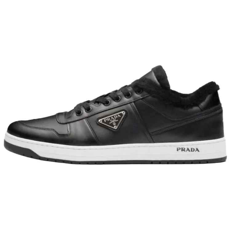 PRADA Кроссовки Downtown Leather Low top Skateboard мужские черные