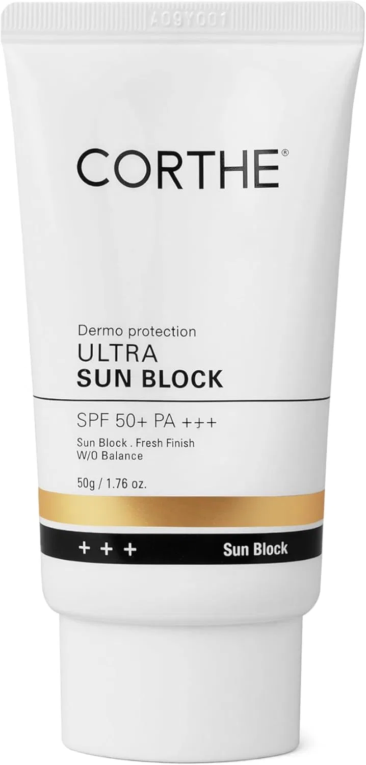 Солнцезащитный крем для лица Dermo Protection Ultra Sun Block SPF 50+ PA+++ CORTHE 50 г