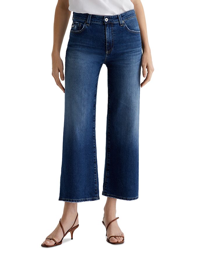 

Джинсы Mid Rise Cropped Wide Leg 7 Years LA Jolla AG, синий