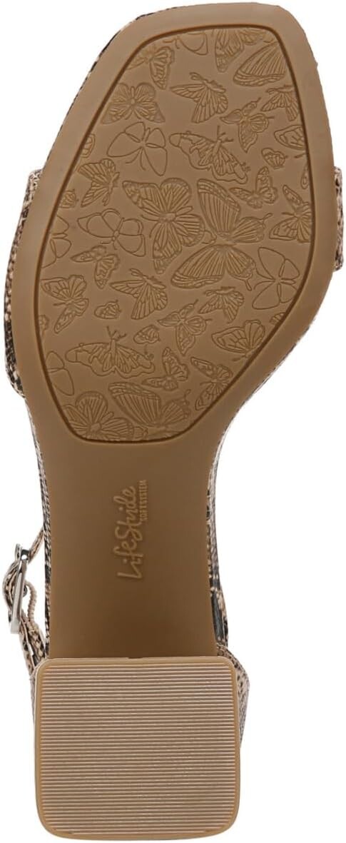 Сандалии LifeStride Cassidy Ankle Strap Dress Sandals, цвет Hazelnut Snake — фото 3