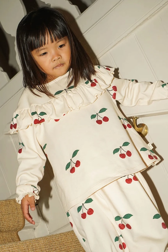 

Блузка MALLI с блестками GOTS blouse Konges Sløjd, бежевый