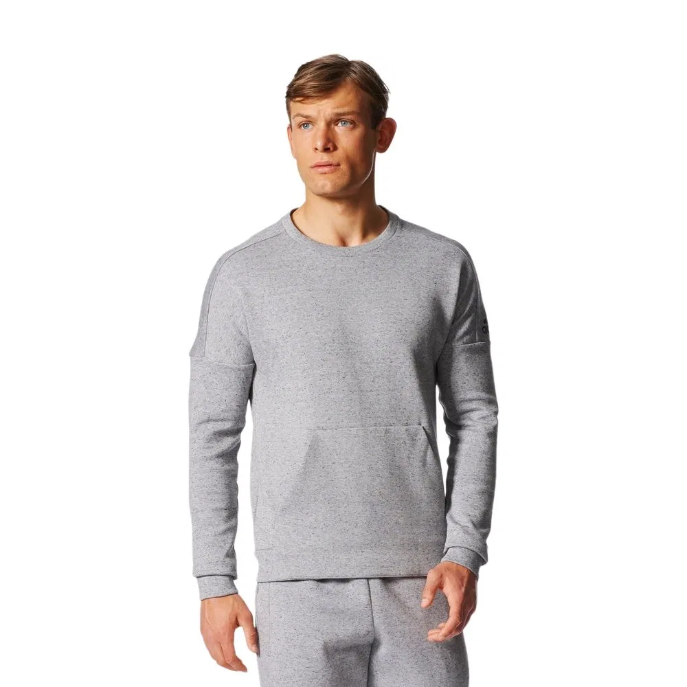 Свитшот мужской Medium Heather Gray Adidas