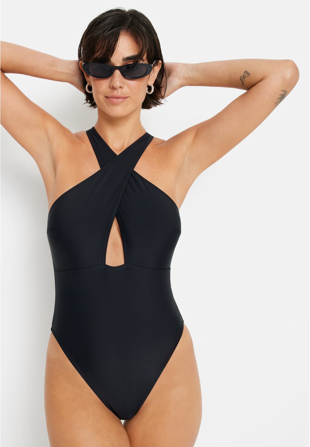 

Купальный костюм LSCN BY LASCANA SWIMSUIT NECKHOLDER LASCANA, черный