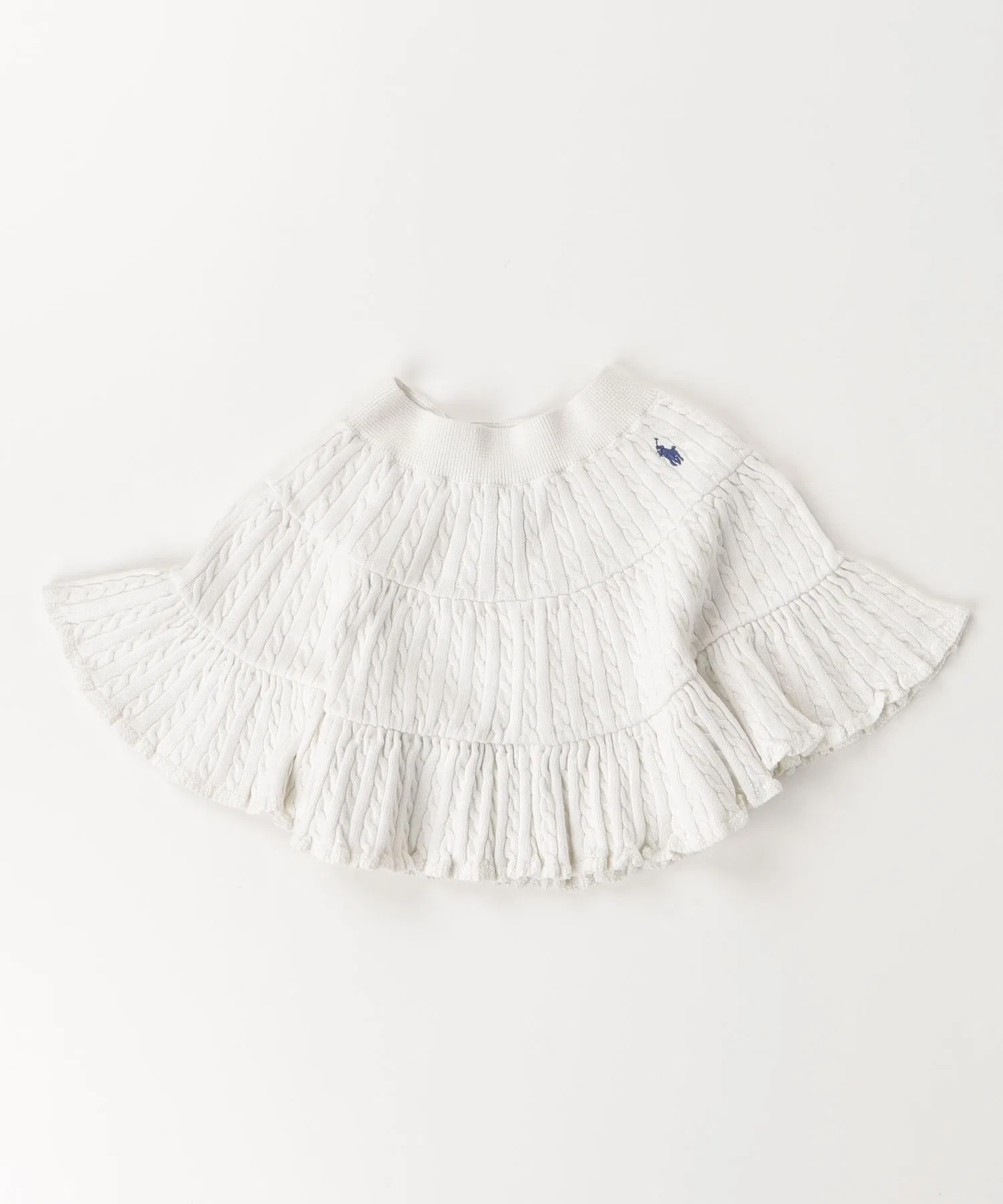 Детская юбка POLO RALPH LAUREN CHILDRENSWEAR с мини-кабельным узором — фото 3