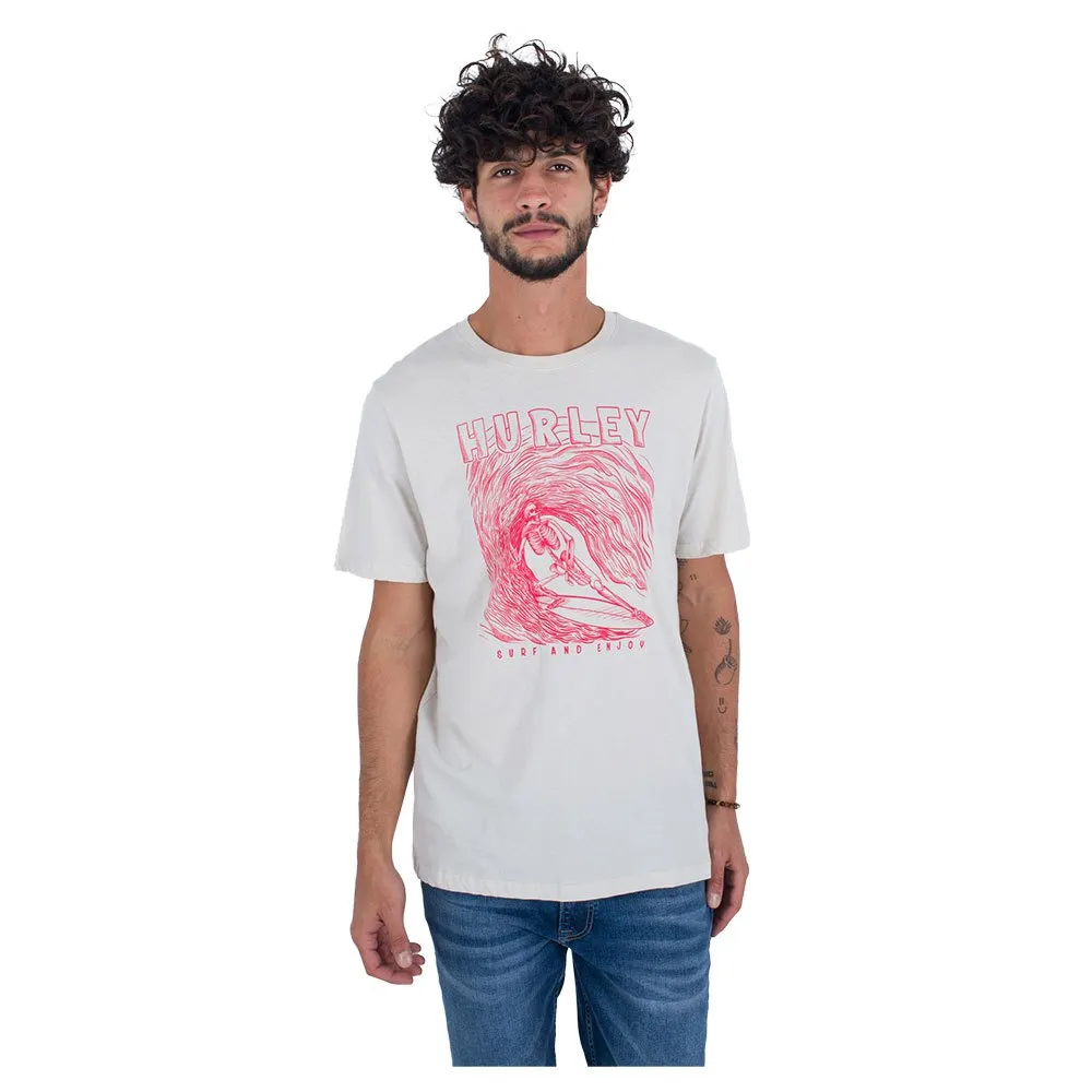 

Футболка с коротким рукавом Hurley Everyday Surf Skelly, бежевый