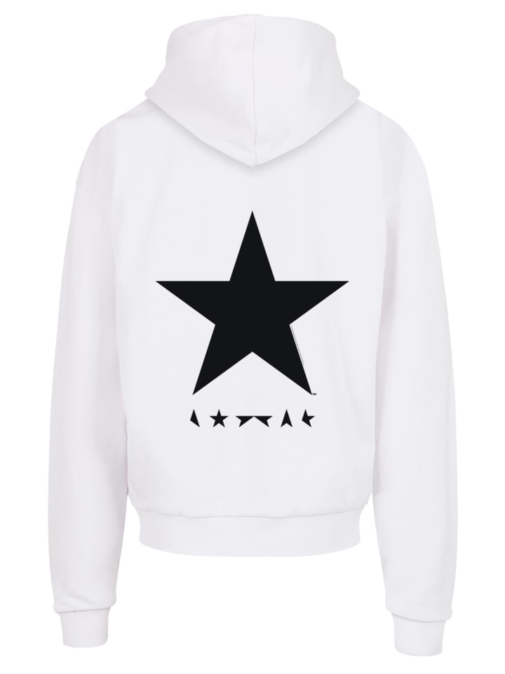 

Ультратяжелая толстовка с капюшоном и логотипом звезды Дэвида Боуи белого цвета F4NT4STIC