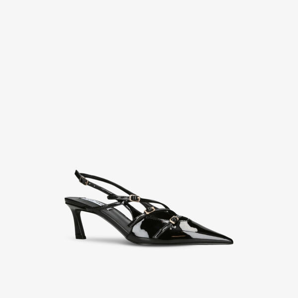 Туфли Liana из лакированной кожи с несколькими ремешками Steve Madden, черный — фото 3