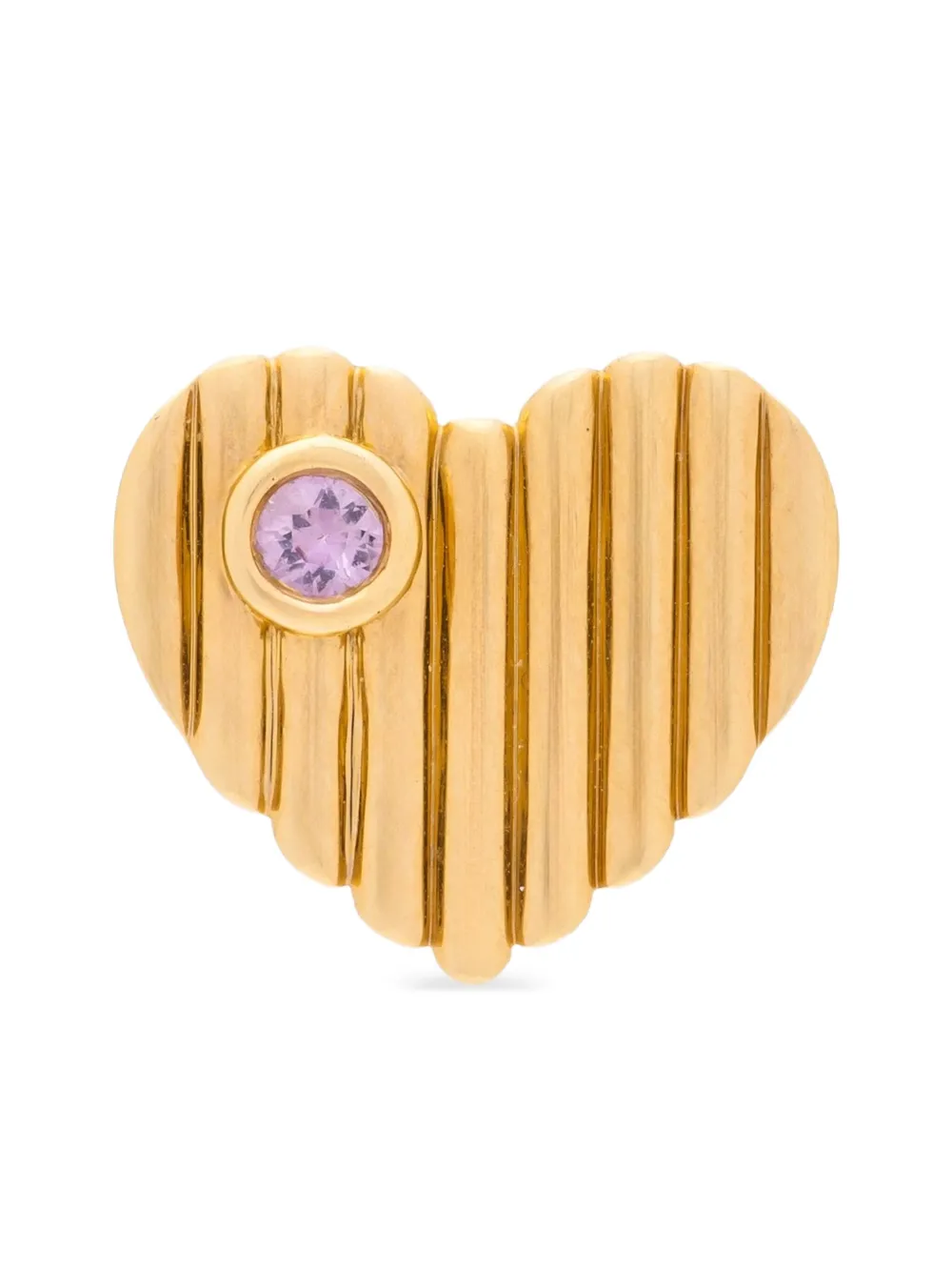 

Серьга Heart Dot из желтого золота с сапфирами Kalthams Pavilion Jewellery, золотой