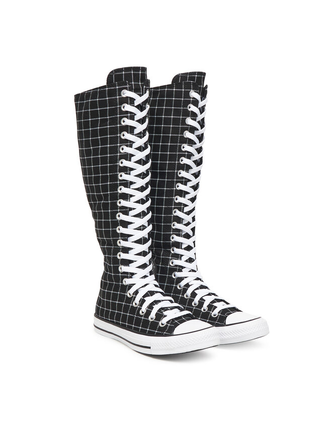 Тканевые кеды Chuck Taylor All Star XXHi Plaid A13019C Converse, черный — фото 2
