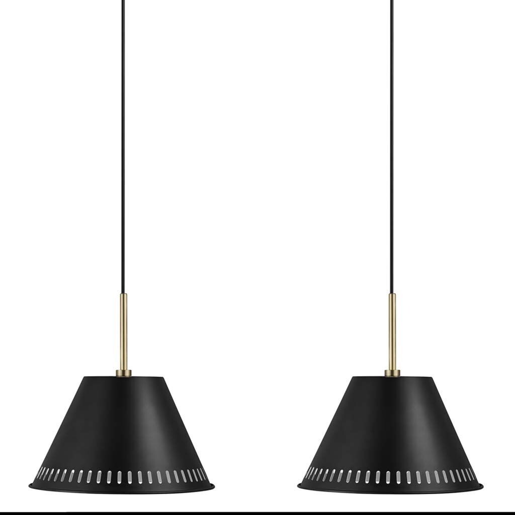 

Подвесной светильник Nordlux Pine Black, 2 лампы, макс. 2 x 40 Вт E27 без лампы.