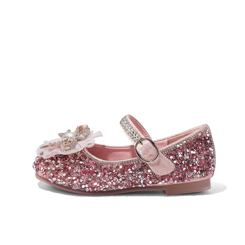 

Детские кожаные туфли ABC DOUKIDS с низким верхом для детей ABCdoukids, розовый