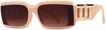 

Винтажные маленькие блестящие солнцезащитные очки с кристаллами для женщин, с цепочкой на дужке, в стиле хип-хоп, солнцезащитные очки для мужчин в стиле хип-хоп MTZJH, Pink Pink