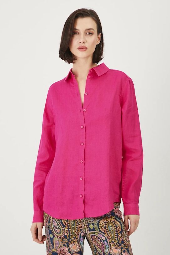 

Льняная рубашка Medicine, розовый