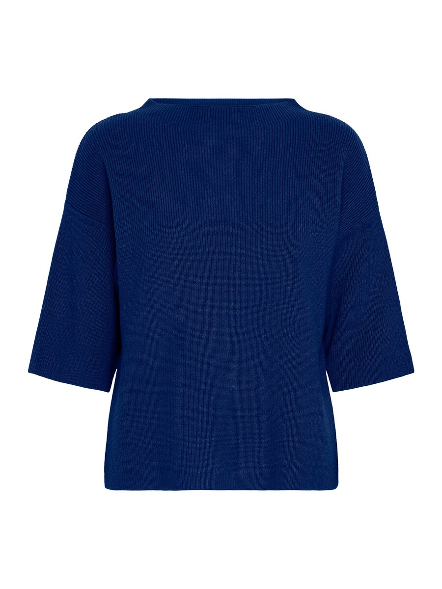 

Тонкий вязаный свитер ICHI Sweater Boston, синий