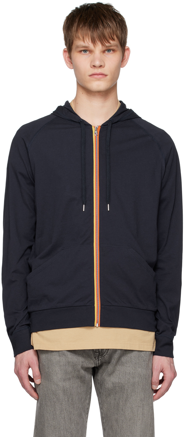 

Толстовка с капюшоном на молнии с завязками Paul Smith