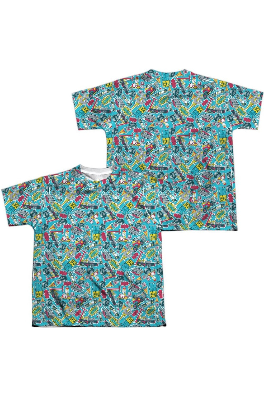 

Футболка с коротким рукавом для подростков Teen Titans Go с принтом спереди и сзади Gildan, белый