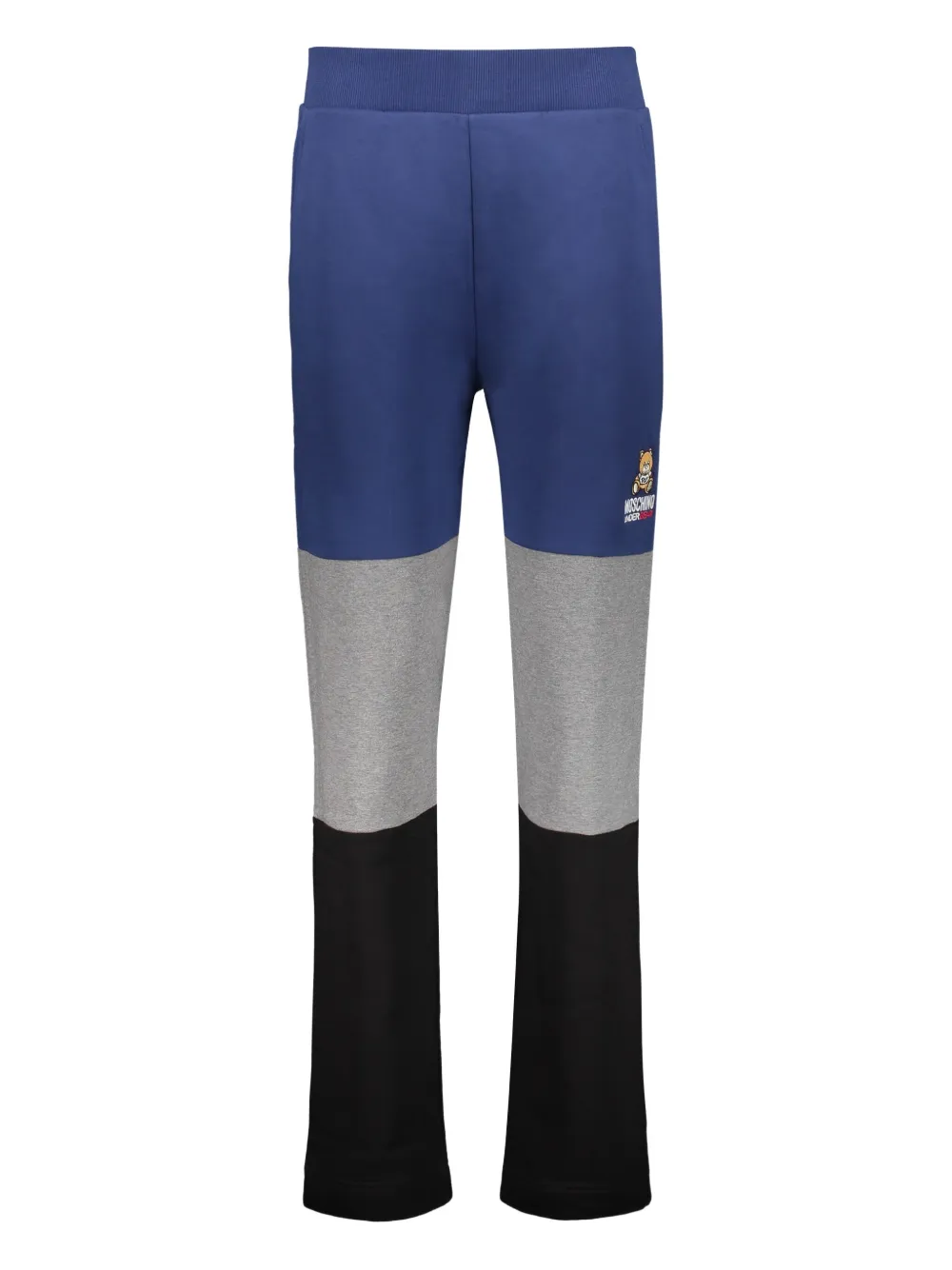 

Брюки в стиле колор-блок Moschino, синий